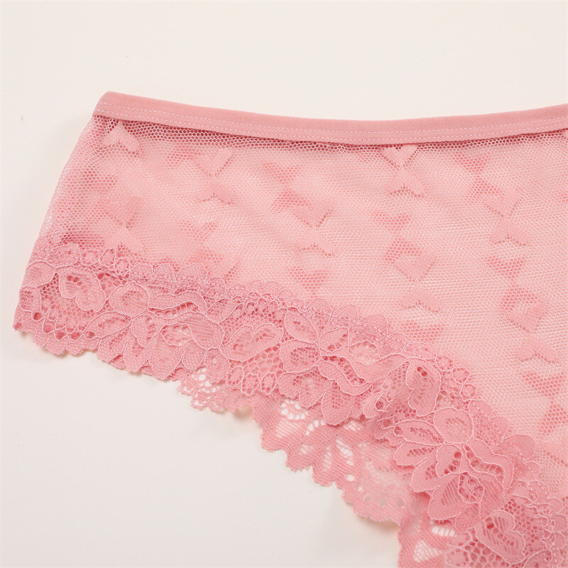 Pack Of 4 Sexy Womens See Through Sheer Panties Brief Lingeries Ladies Underwear