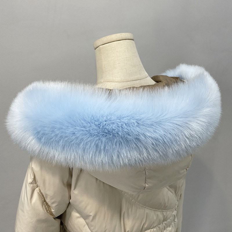 Women’s Coat Collar Detachable Fur Collar Winter Simulation Fox Fur Universal