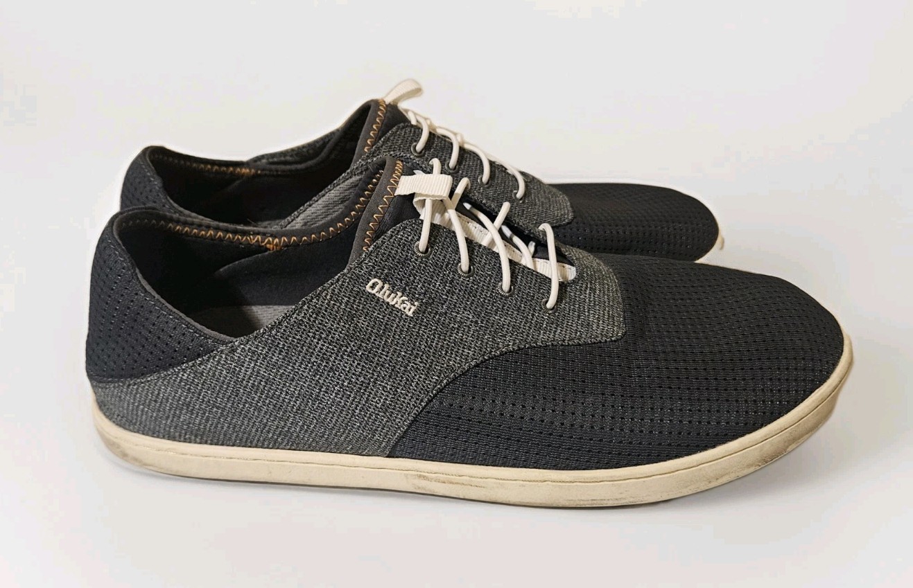 OluKai Men’s Nohea Moku Sneaker, Dark Shadow, 10283-6C6C US M 11.5