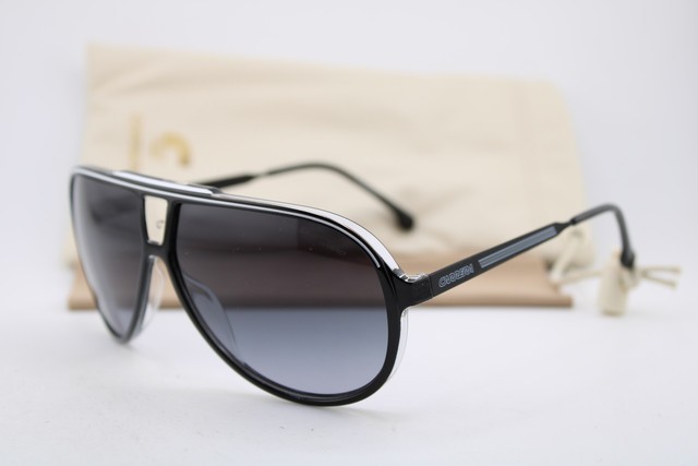 NEW CARRERA 1050/S 80S9O BLACK GREY GUNMETAL AUTHENTIC SUNGLASSES 63-10