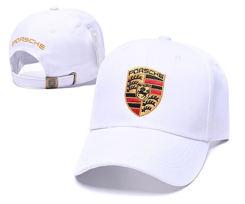 Porsche Embroidered logo hat tradition Baseball cap Golf hat Adjustable