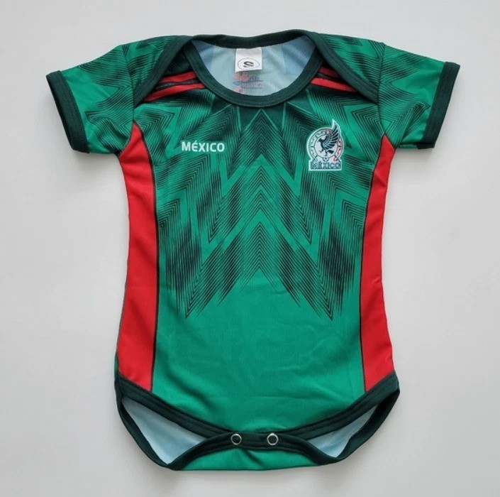 Mexico WC 2026 Baby Bodysuit Soccer Jersey Infant One Piece Football Fan Gift