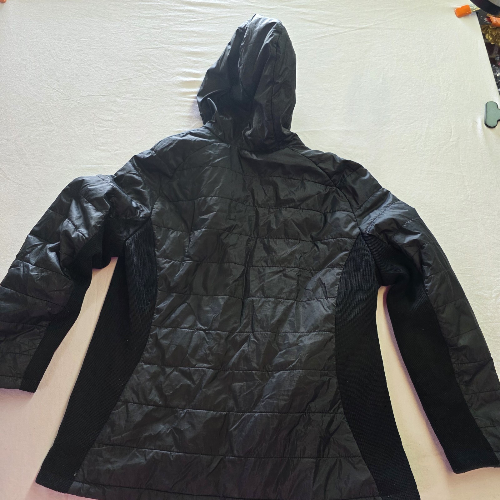 black Spyder women’s puffer jacket