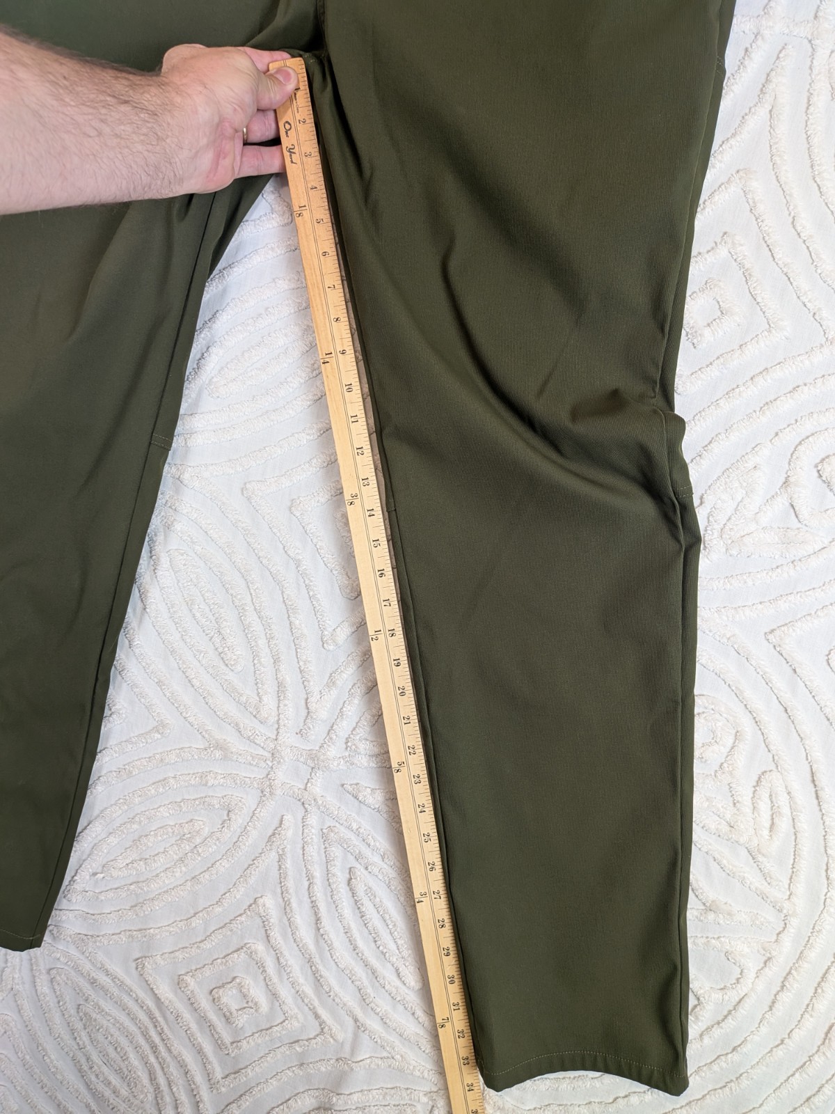 Truewerk EDO Werkpant Men’s 40×33 Green Pants Technical Performance Work 40 Long