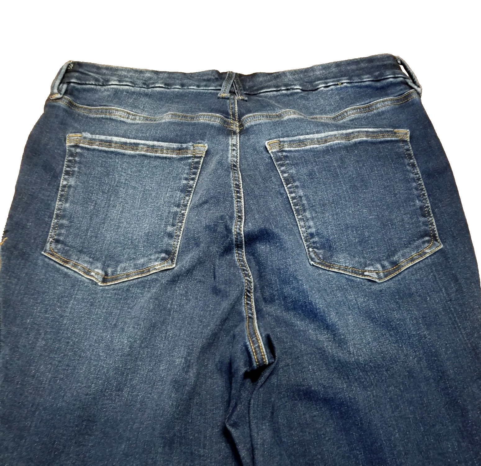 Good American Always Fits Jeans Women’s Size 14-18 Blue Stretch Denim (34×28)