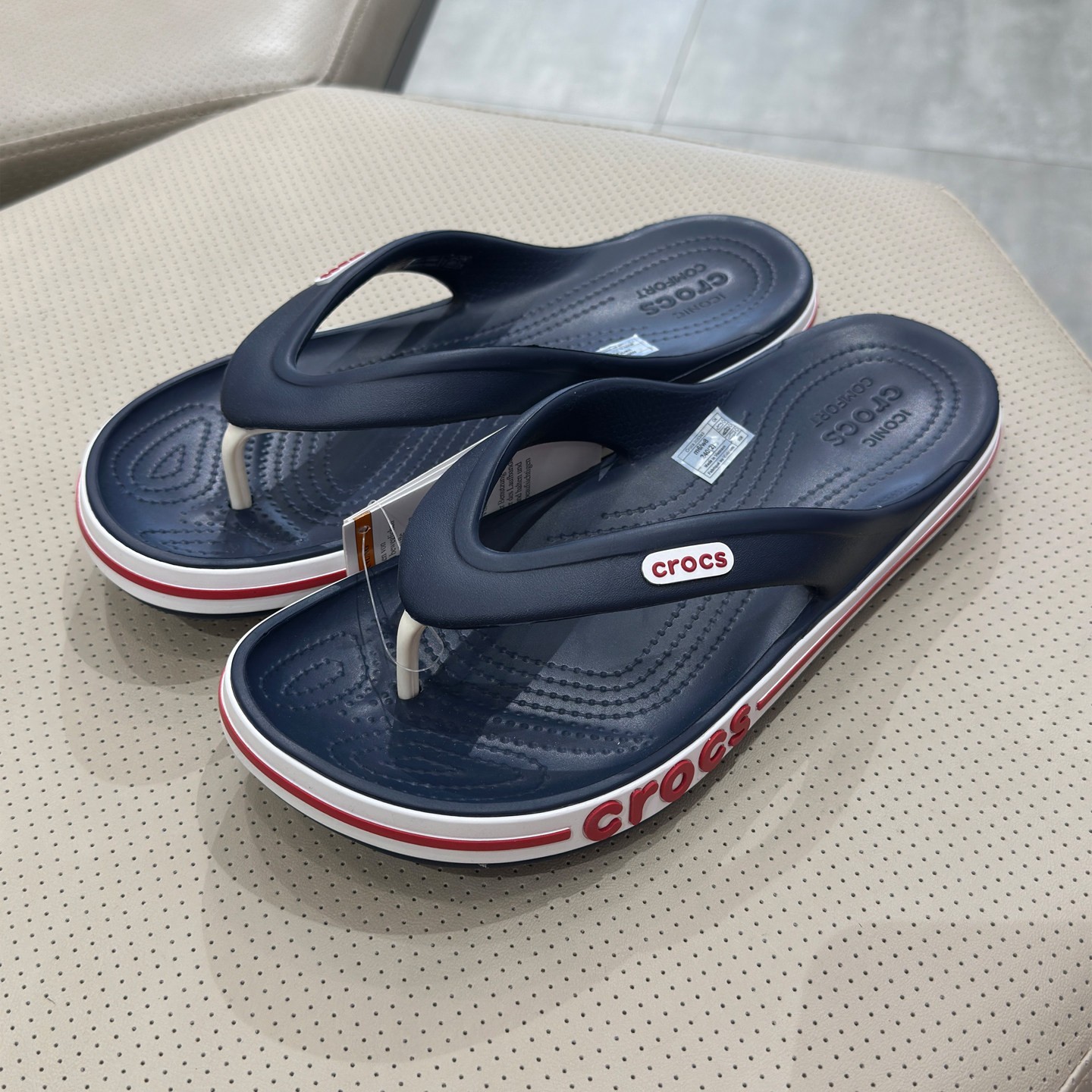 Crocs Bayaband Flip Flops Adult Sandals Men Women Unisex Comfort Shoes New