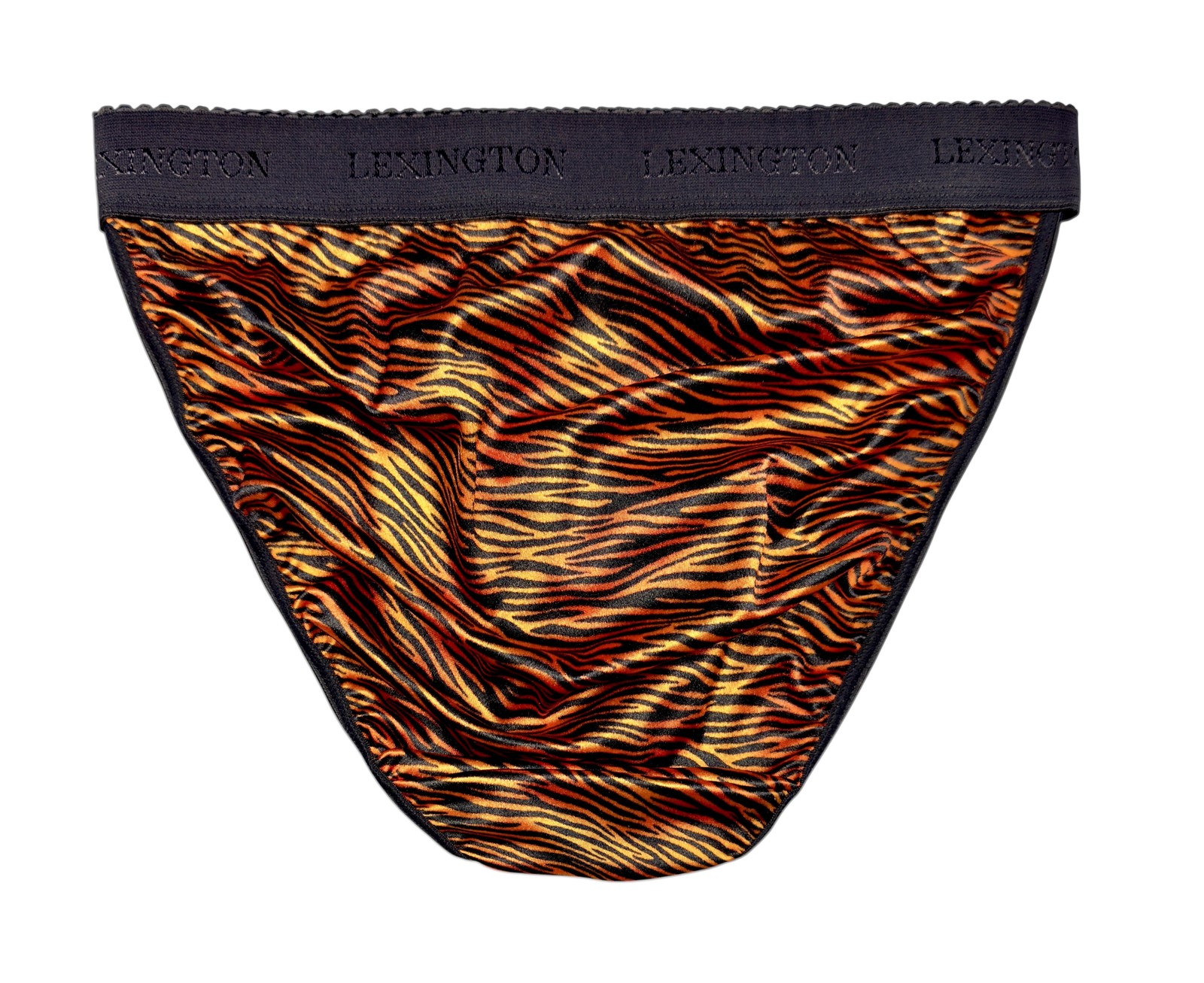 Rio Satin Panty Wide Waistband Tiger Print XL