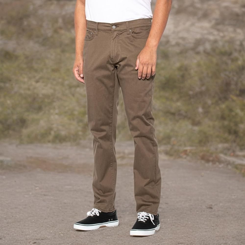 Lucky Brand Jeans Pants Mens 34×30 410 Athletic Straight Stretch Brown – NEW $99