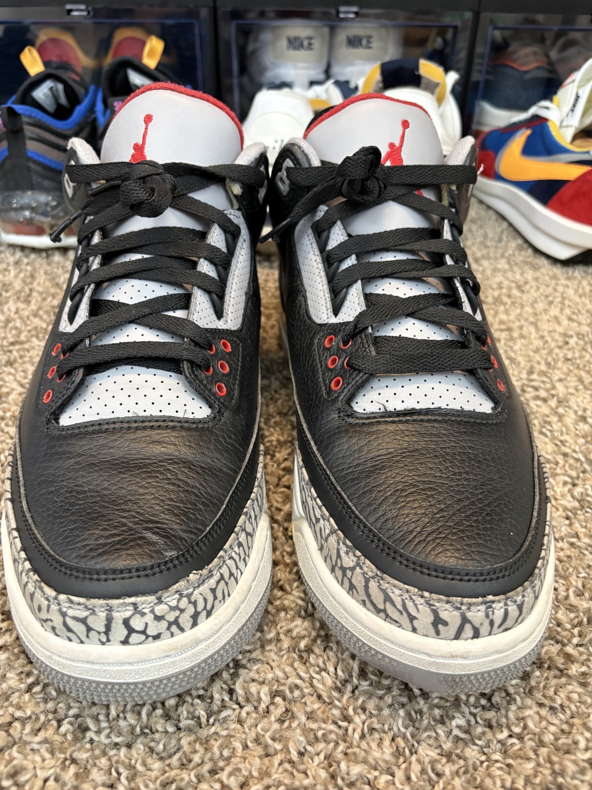 Air Jordan 3 Retro Black Cement 2018 Men’s Size 12 – Used Good Condition – OG
