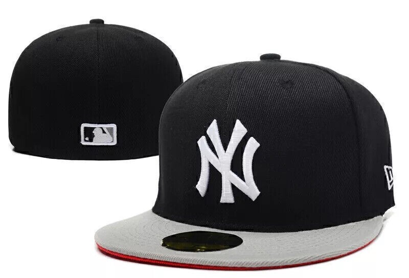 York Yankees Basic New 59fifty Fitted Hat NY Baseball Era Men’s Cap MLB Stitche