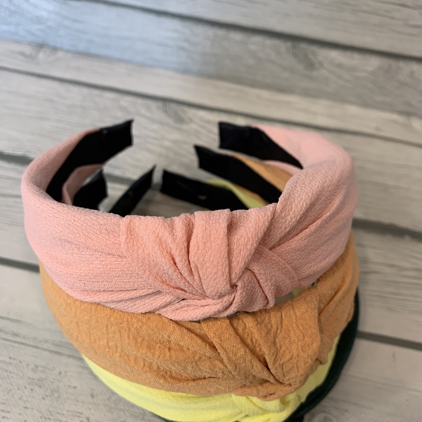 4 Pack Women Wide Headbands Twist Knot Fashion Head Wrap Hoop Nonslip Solid Boho
