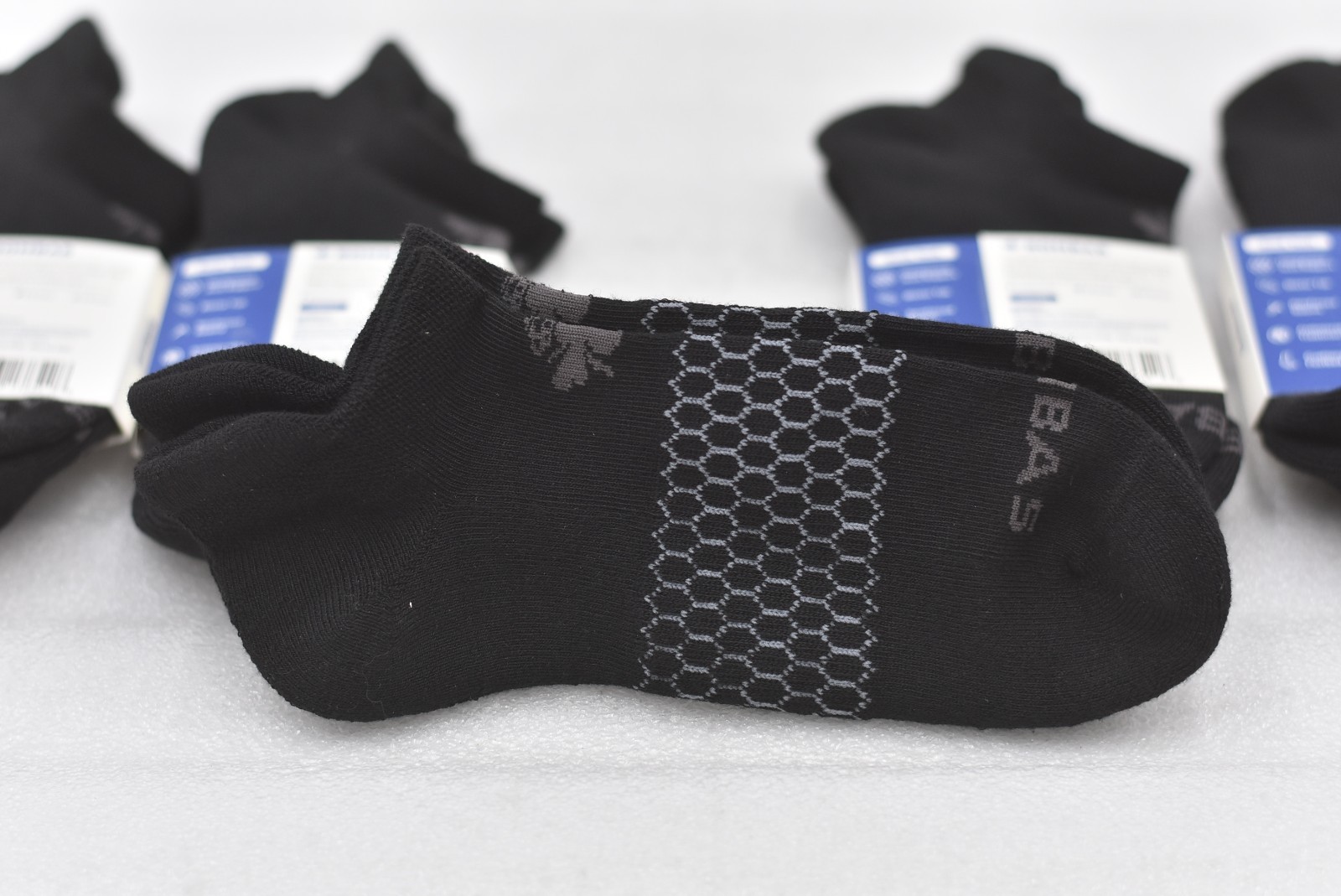 Lot of 5 Bombas Women’s Cushioned Comfort Ankle Socks Black Size Medium
