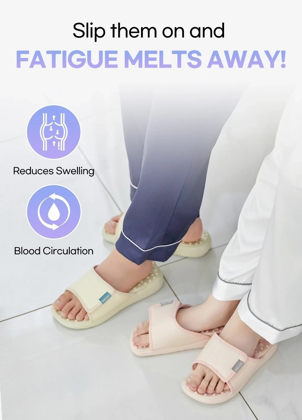 Slippers – Foot Massage Diet 3D Arch, Unisex