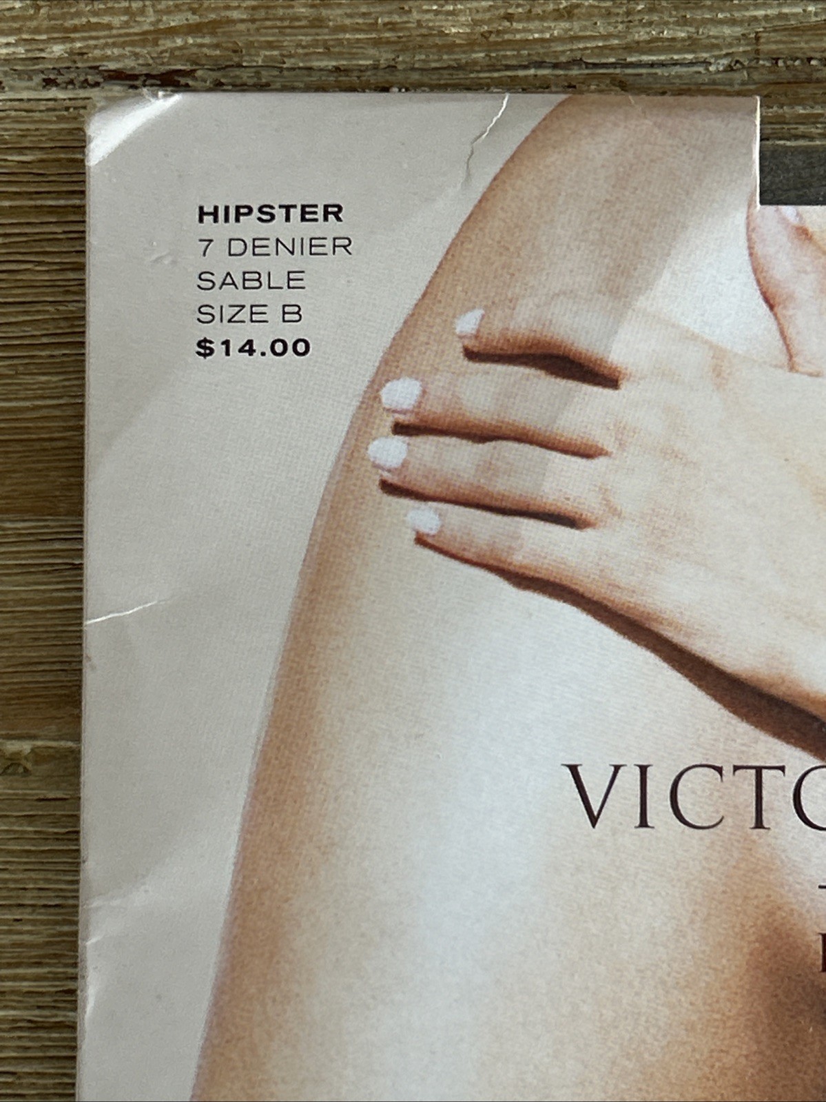 Victoria’s Secret Body Bare Size B Hipster Hosiery 7 Denier Sable Brown