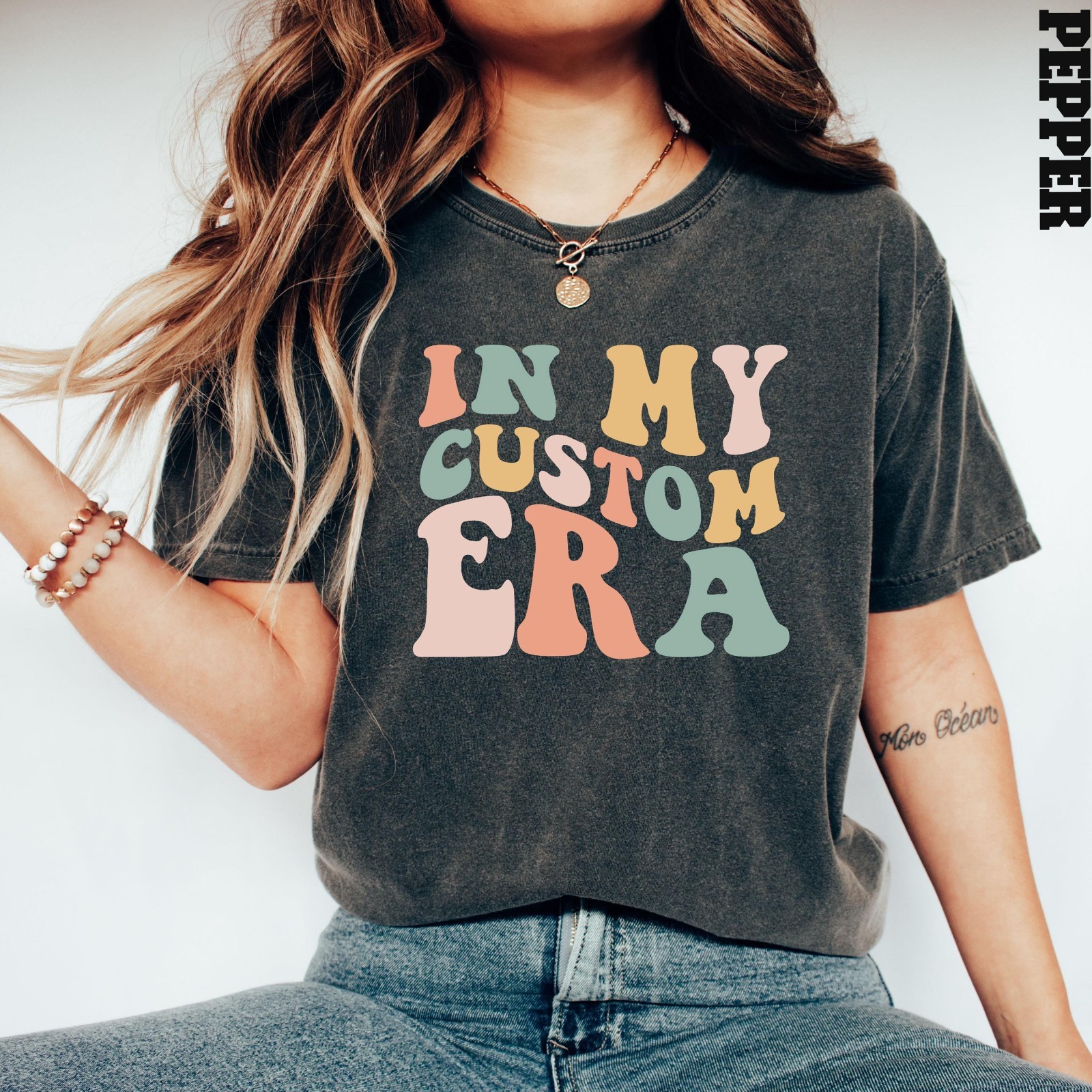 In My Custom Era Personalized T-Shirt Custom Name Gift Unisex Graphic Tee