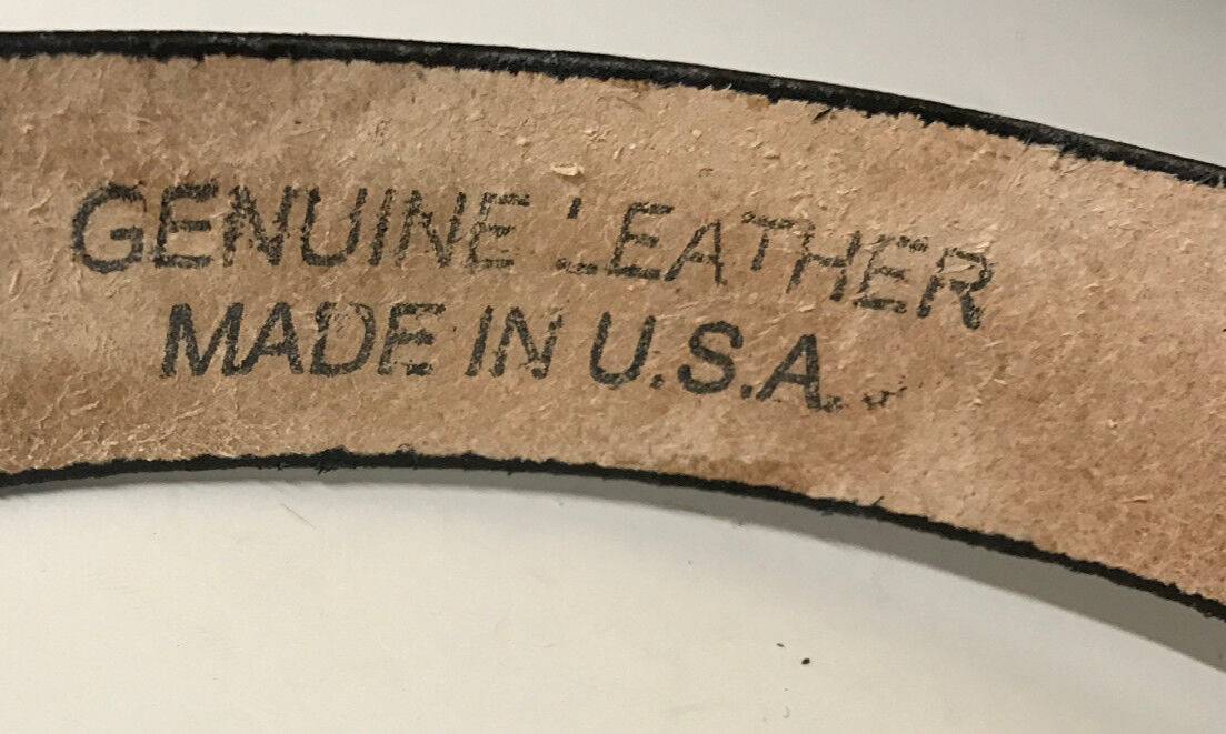 Handmade Chevrolet Embossed Design Leather Belt Size 30-52