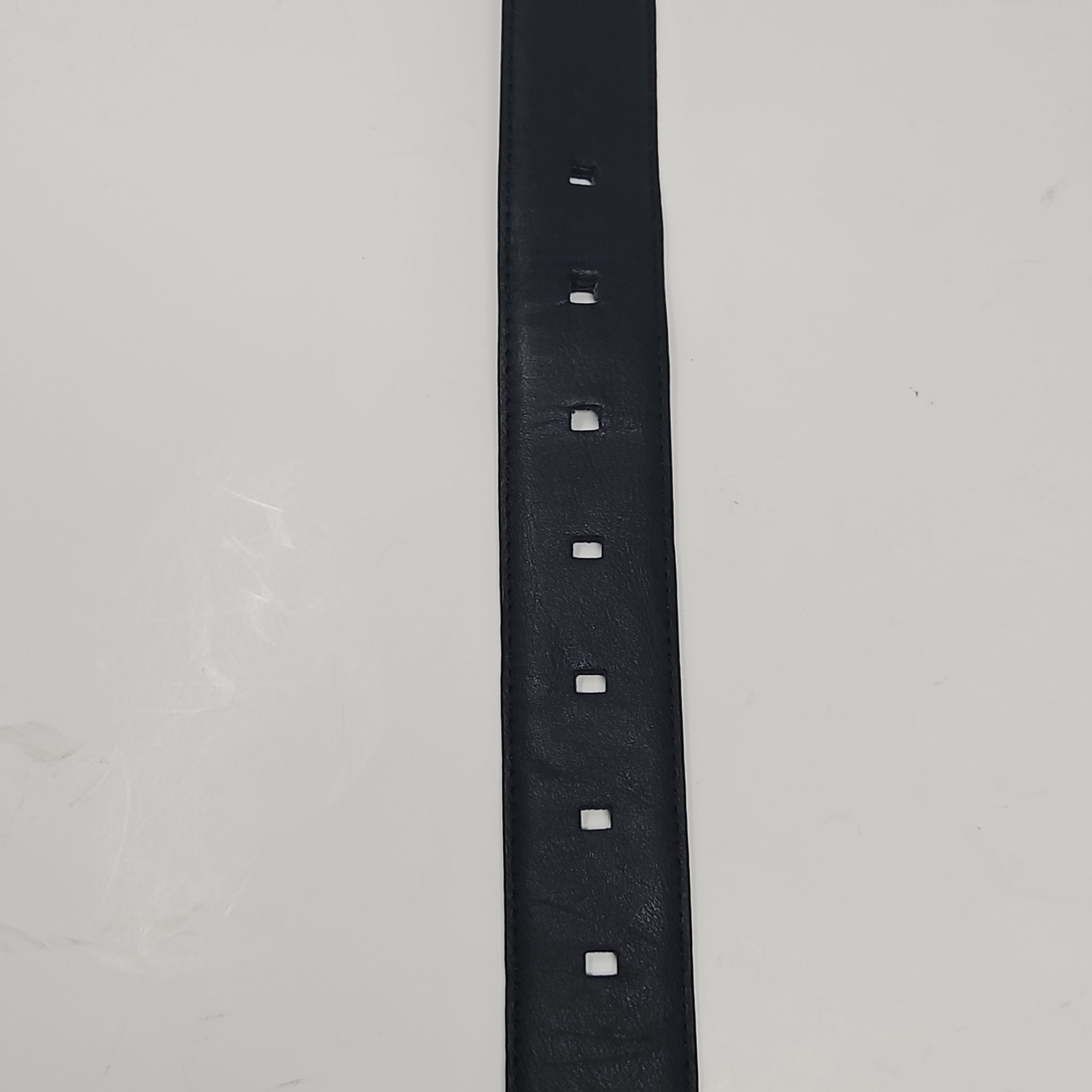 Guess Belt Mens Medium 34-36 Black Synthetic Leather Black Buckle BQCD