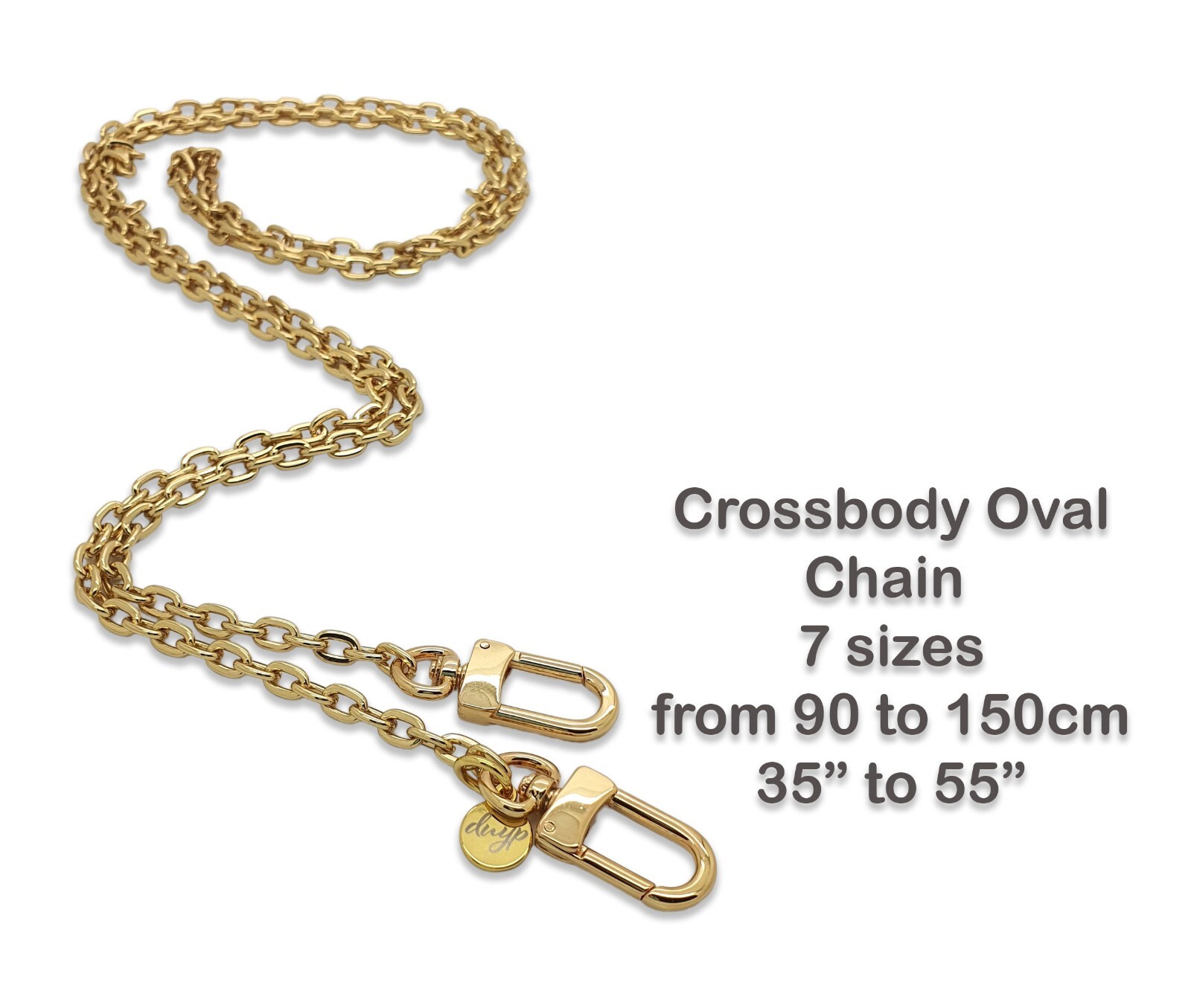 Oval Chain for bag Metal Pochette accessoires Favorite Eva mini pouch Crossbody