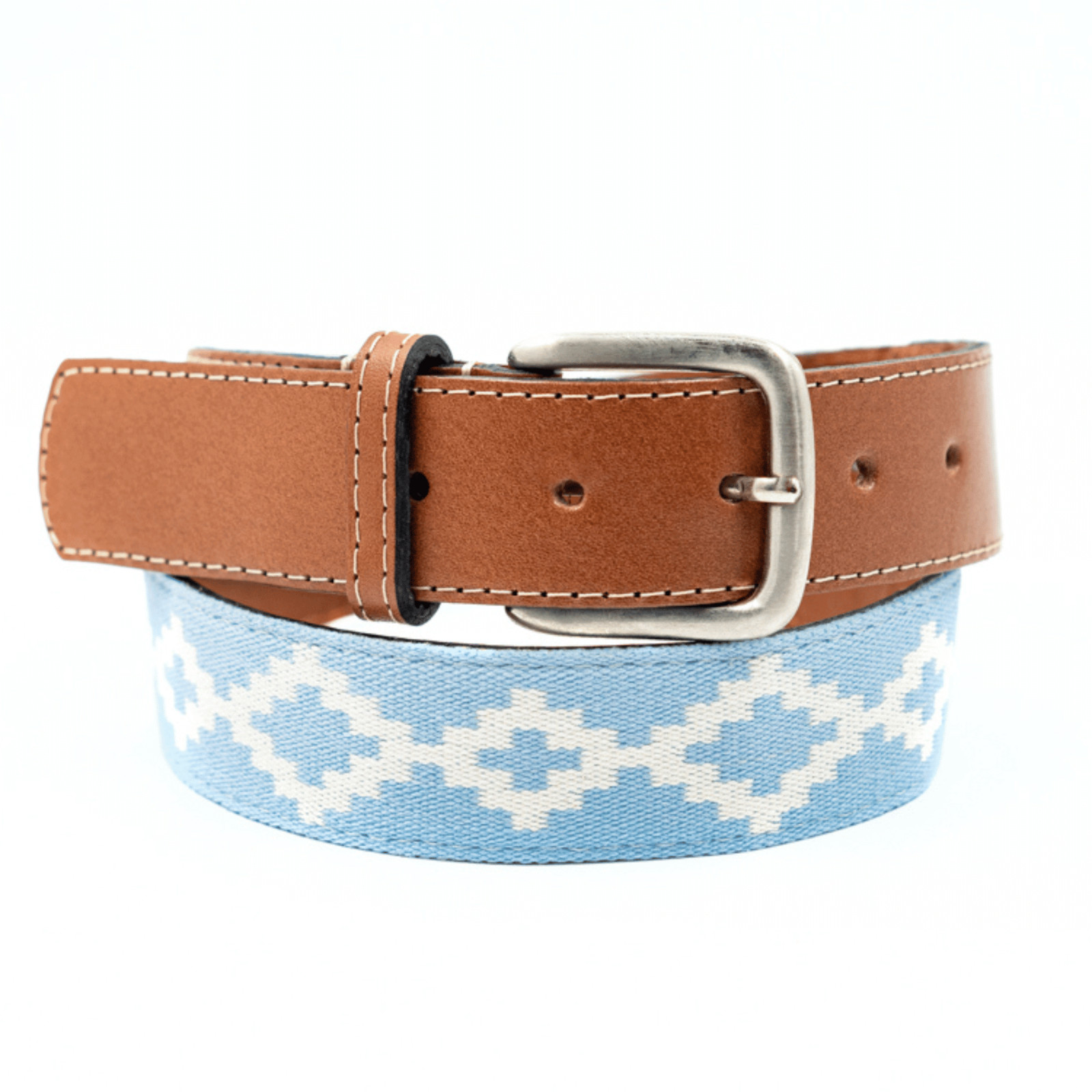 Woven Polo Belt Hand Made Lightweight Vegetable-Tanned Leather Polo Belt Unisex