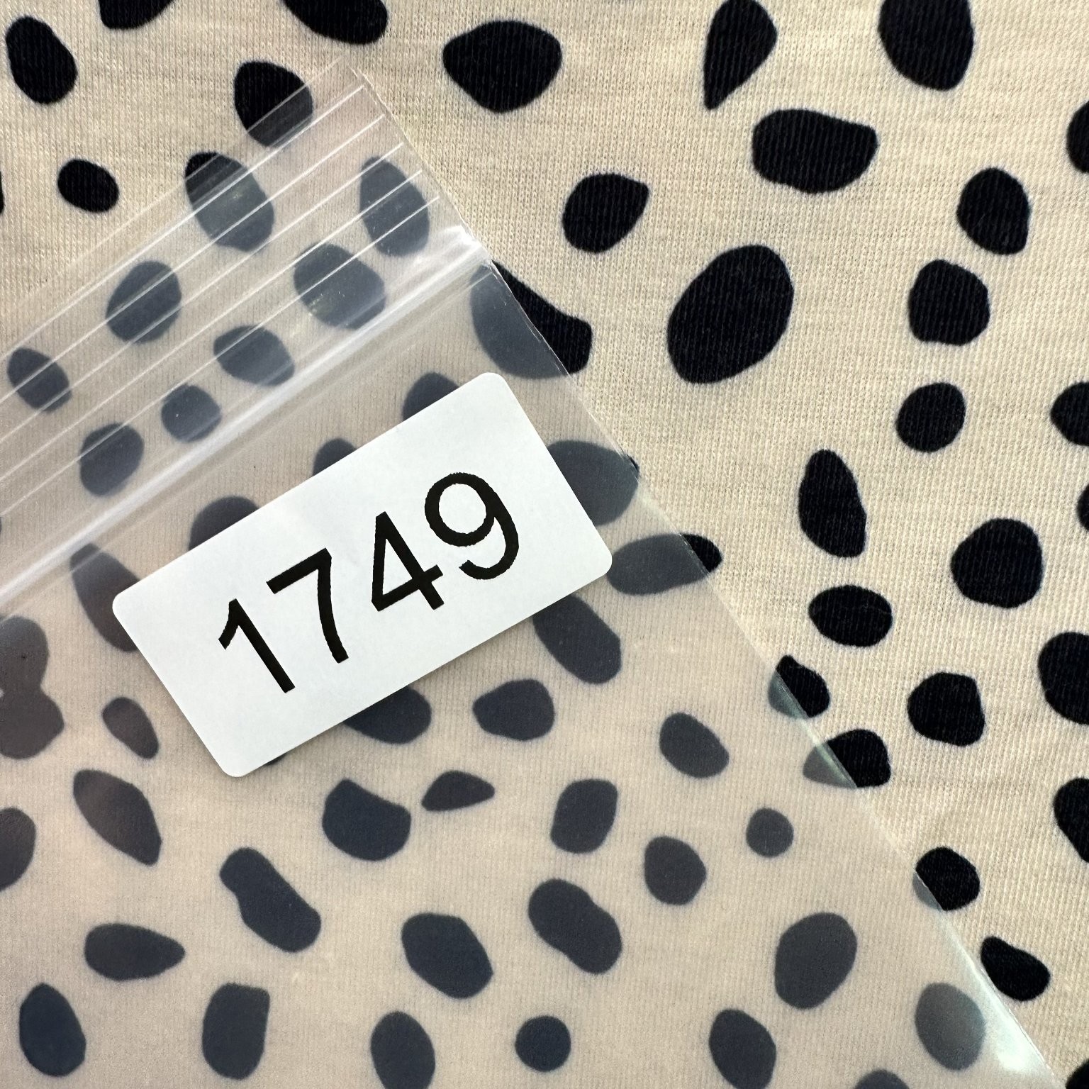 Women’s Beige Black Dalmatian Print Tank Top Small Polyester Spandex