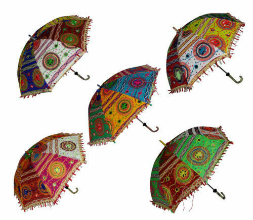 Parasols Indian Hippie Wholesale Lot of 10 Pcs Bohemian Umbrellas Decor