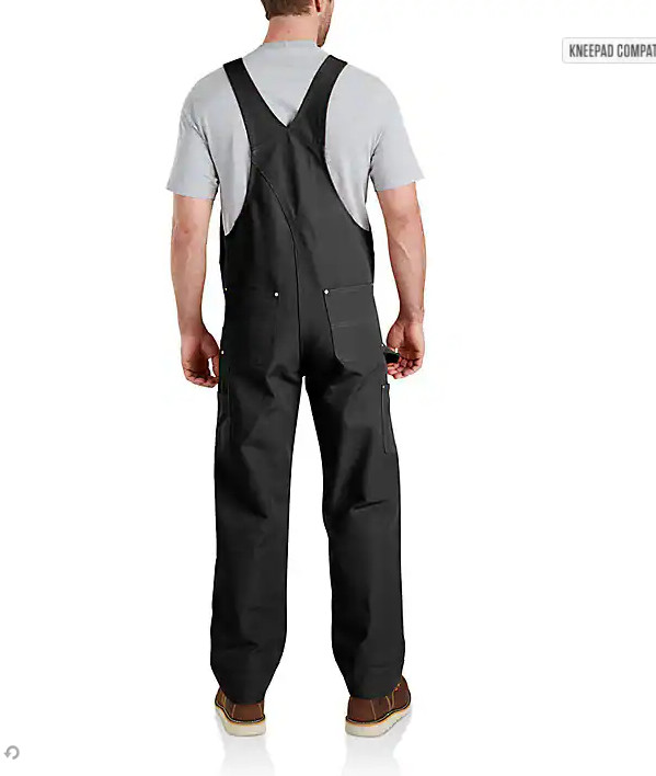 FLASHSALE! Carhartt Men’s Iconic R01 Duck Bib Overall Regular Size Fast Ship