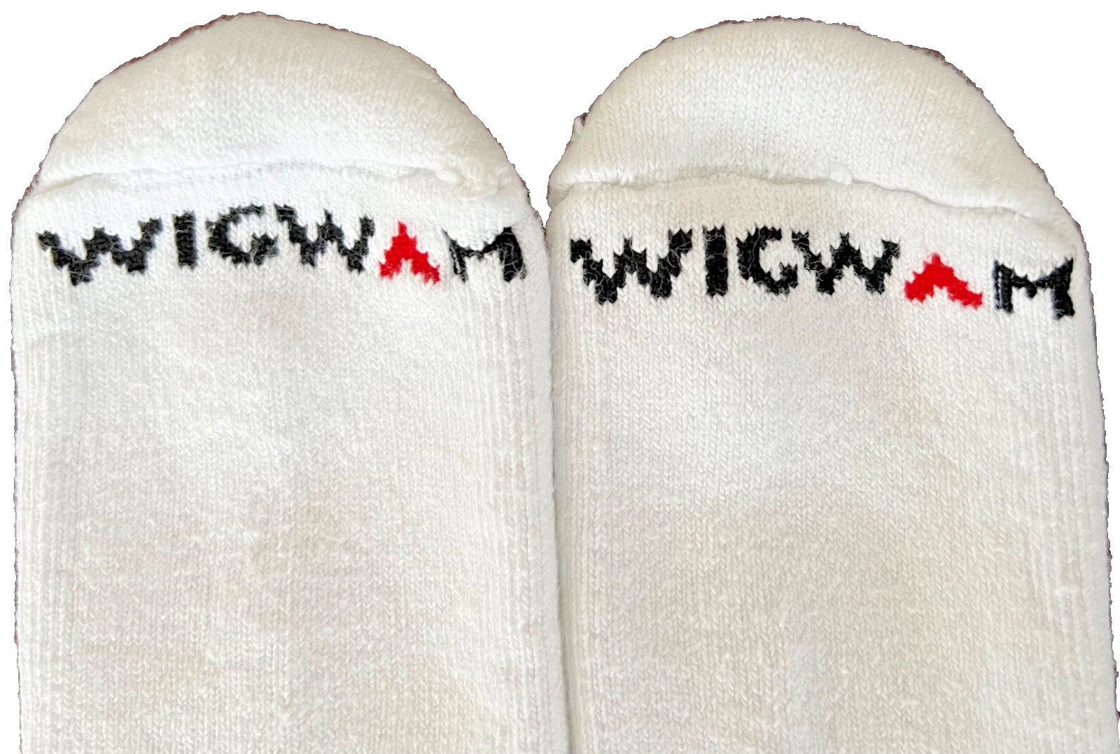WIGWAM SUPER 60 QUARTER SOCKS 6-PAIRS COTTON BLEND WHITE SZ 2L FIT’S 15-17 SHOE