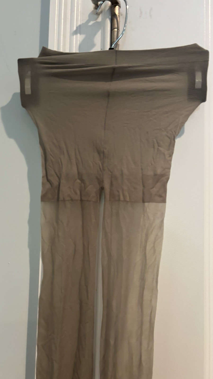 Women’s Gray Sheer 20 Denier Sheer Toe Control Top Tights, One Size Regular