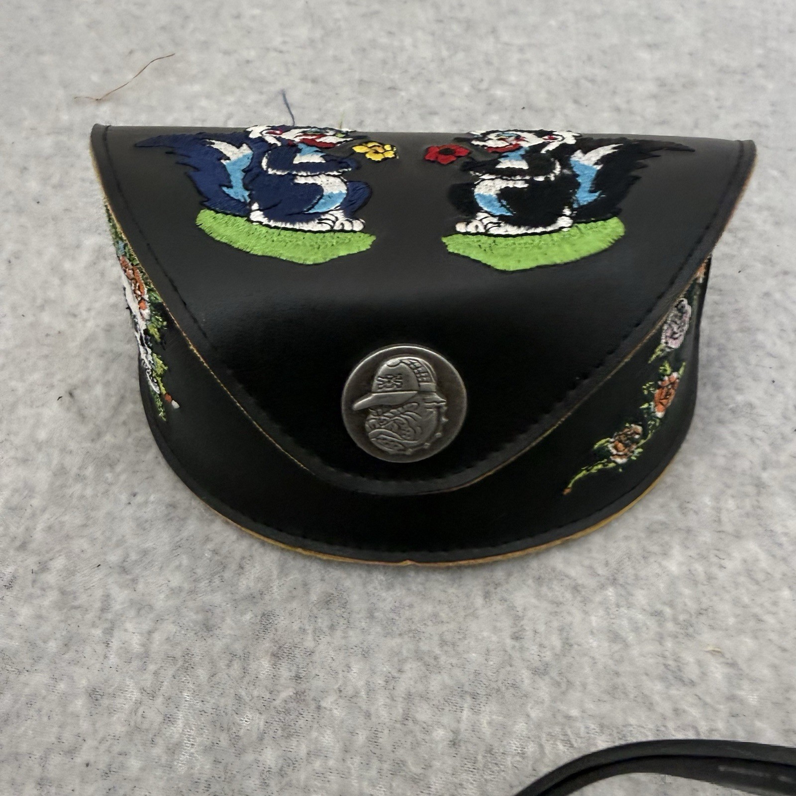 Ed Hardy Sunglasses EHS-031 Skunk Black Rhinestone Glasses With Case