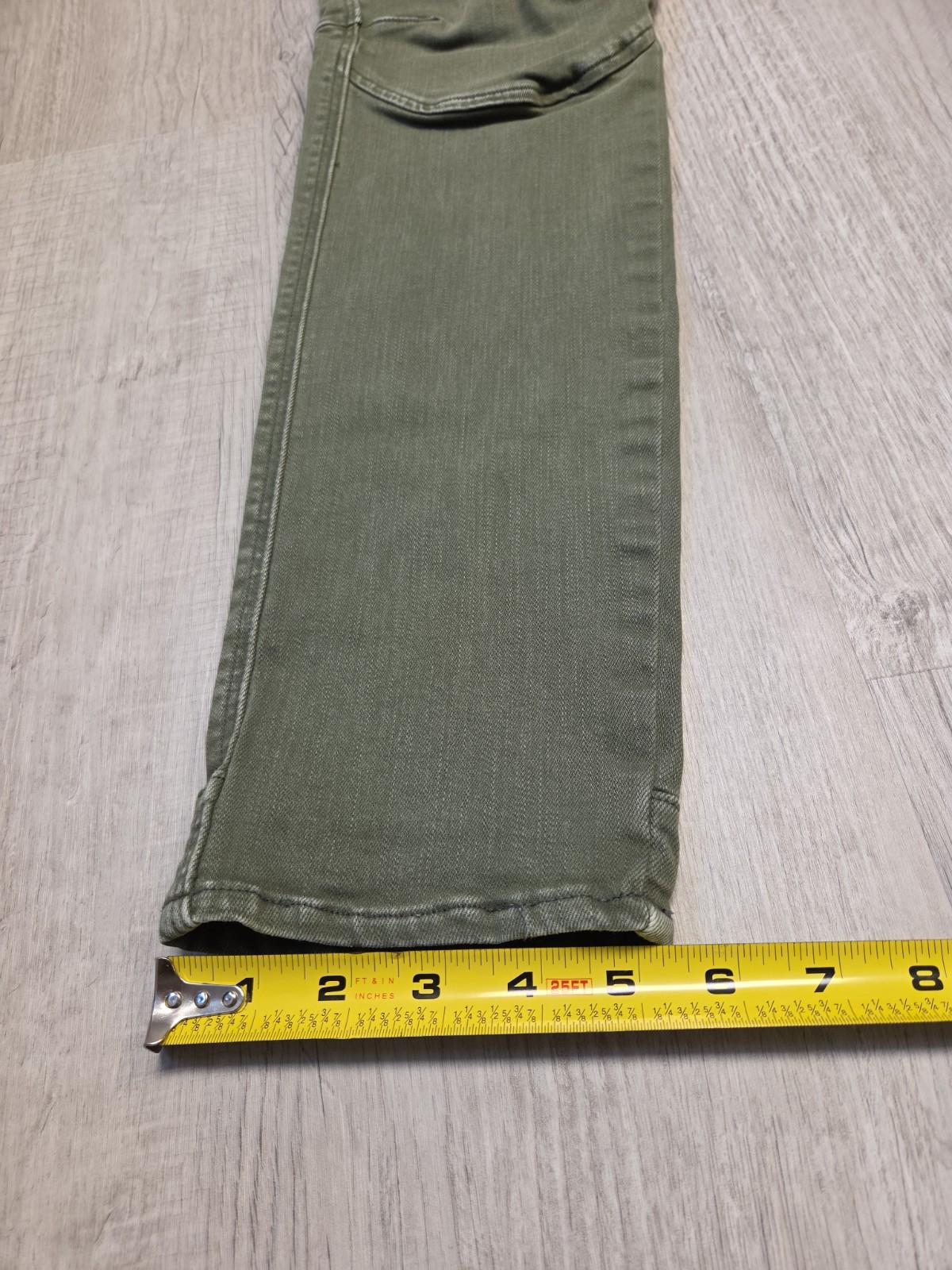 G-Staw Raw Skinny Jeans Size 30×30 Men’s Green Sage 5620 3D Zip Knee