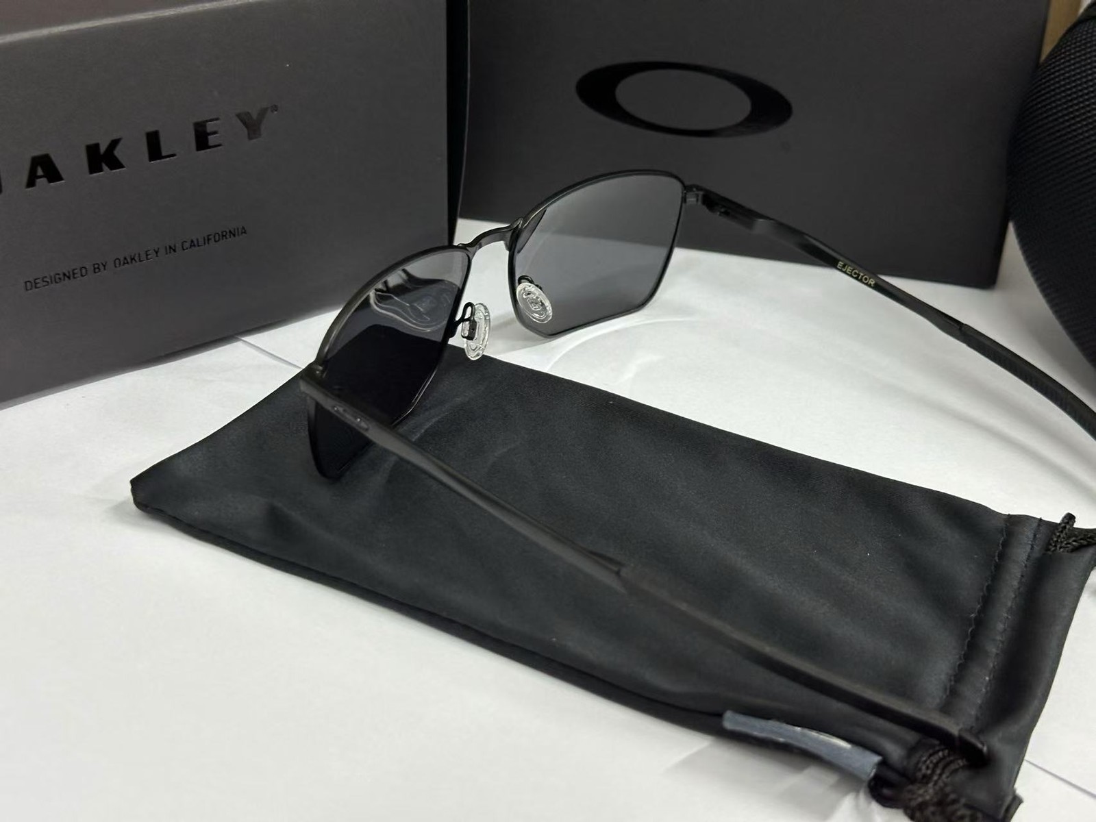 Oakley EJECTOR Sunglasses OO4142-0257 Satin Black Frame W/ PRIZM Black Lens NEW