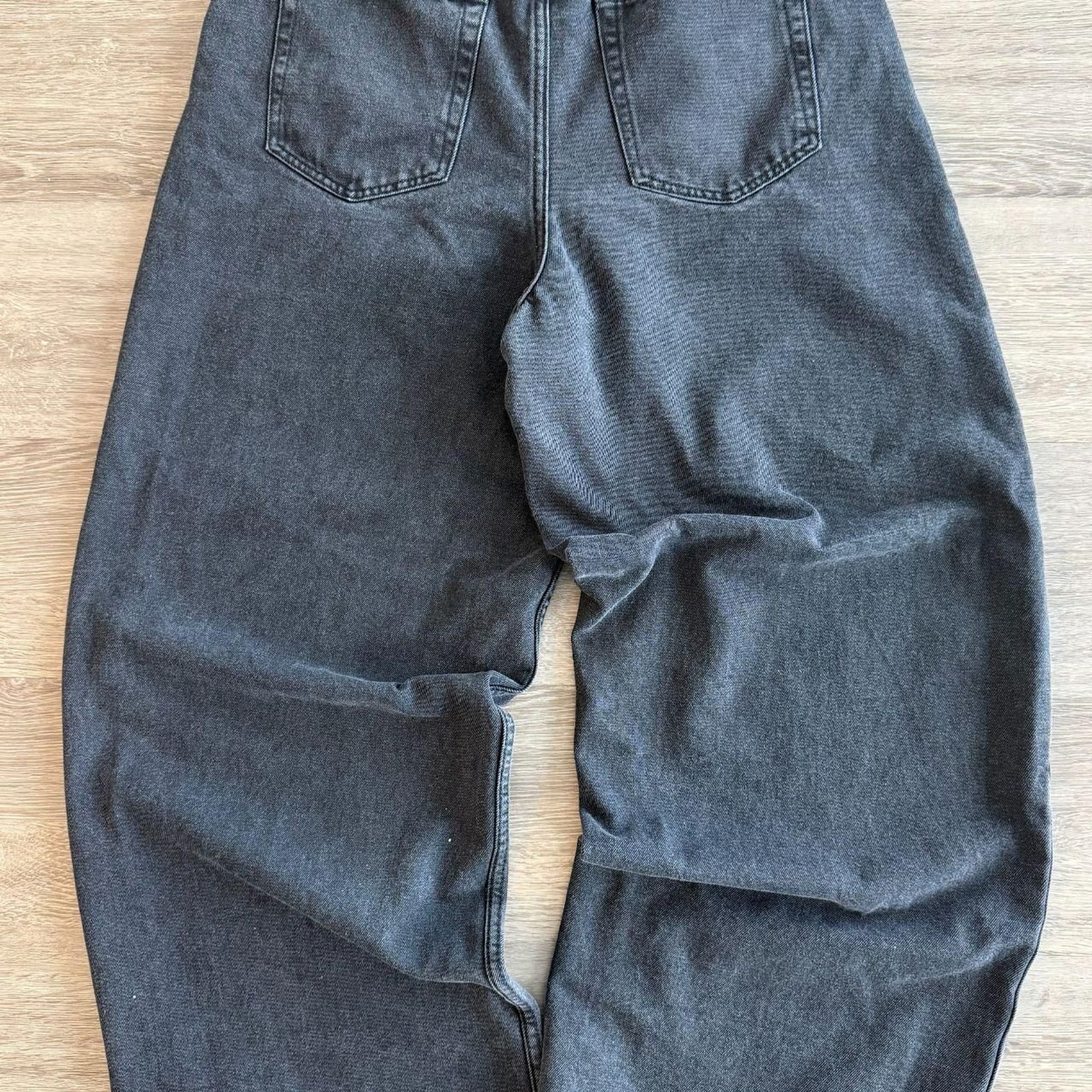 Scuffers Co. Baggy Wide-Leg Denim Jeans — Size 42