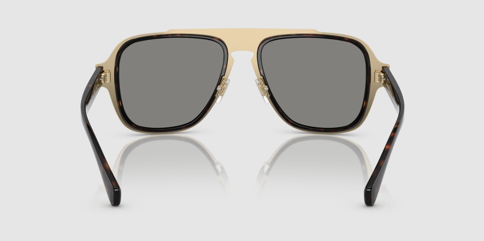 VERSACE VE2199 12524T Dark Havana Dark Grey Mirror Gold 56 mm Men’s Sunglasses