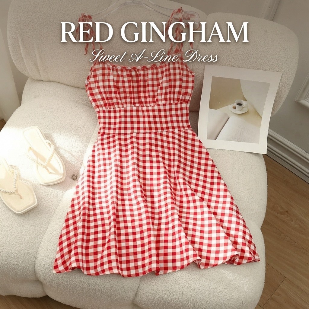 Women’s Floral Print A-Line Dress Summer Waist Slimming Casual Sweet Dress