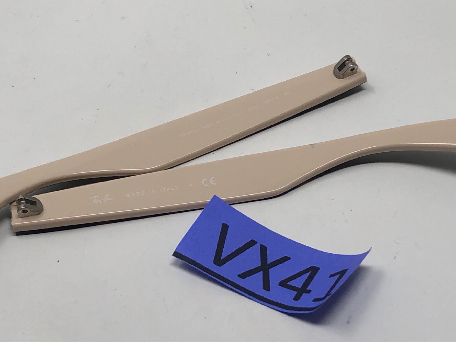 Authentic Temple Replacement PARTS Ray Ban RB2132 6012 Tortoise Tan VX41