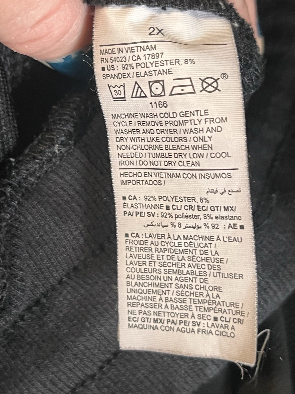 Old Navy Stretchtech All Seasons Jogger Pants Womens 2X Black Water Repellent