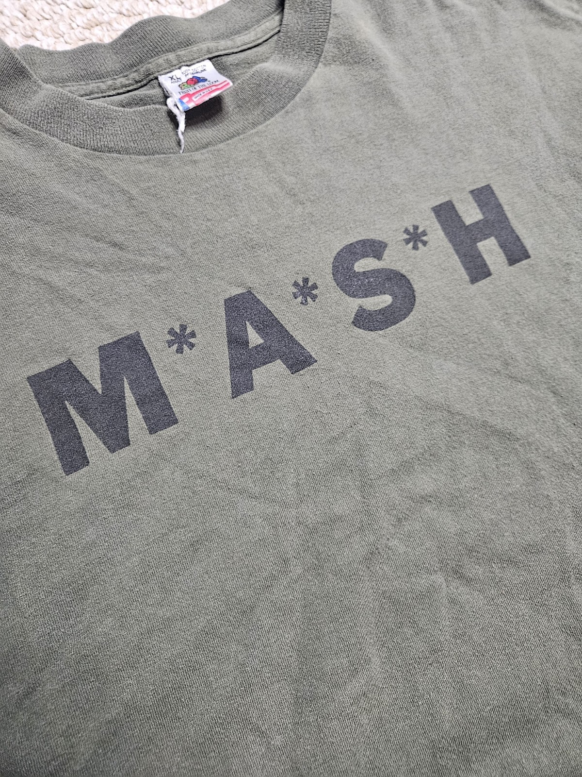 Vintage 80s MASH TV Show Cast Promo M*A*S*H Tee Shirt Single Stitch XL