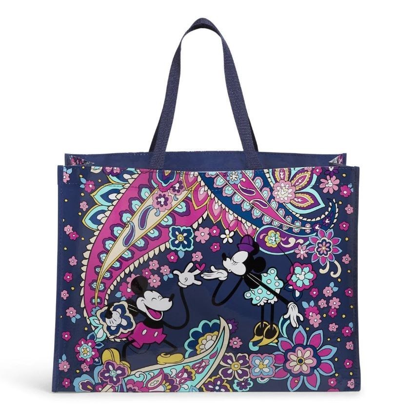 Vera Bradley NWT X Disney Limited Edition Sensational Six Paisley Market Tote Ba