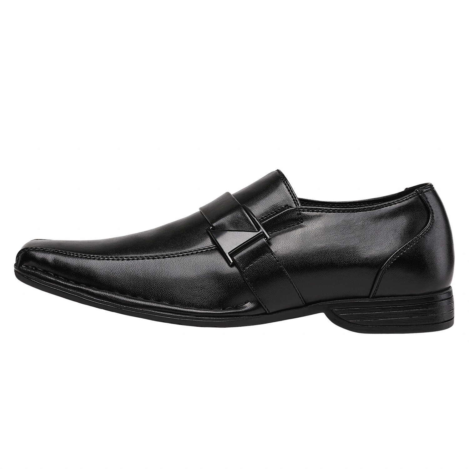 Men’s Oxford Shoes Square Toe Loafers Formal Slip On Dress Shoes