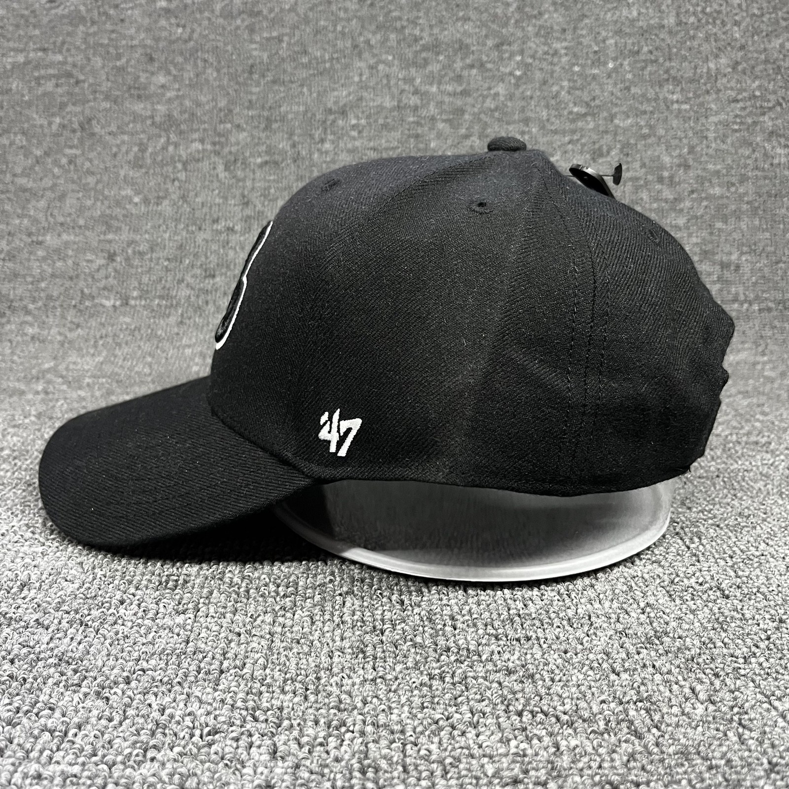 ’47 Brand Montreal Expos Strapback Baseball Cap Black One Size MLB
