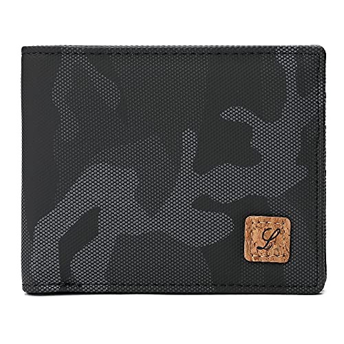 RFID Wallets Bifold Simple Synthetic – black