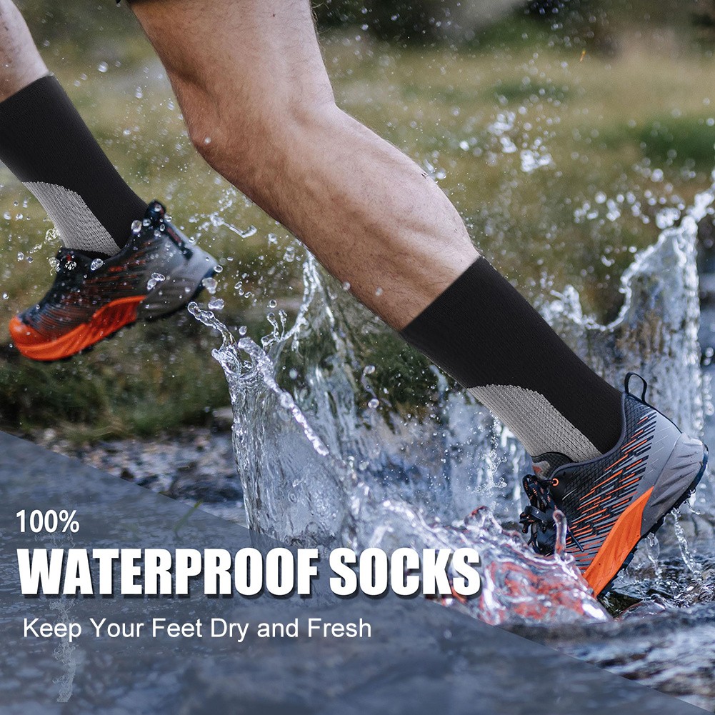 Waterproof Socks Breathable For Hiking Wading Trail Winter Skiing Outdoor Sports