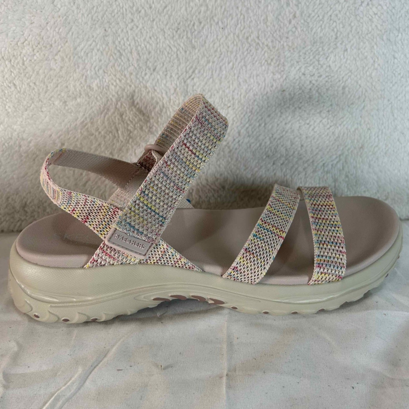 Skechers Reggae Bound Sweet Crush Vegan Machine Washable Sandals Women’s 11 New