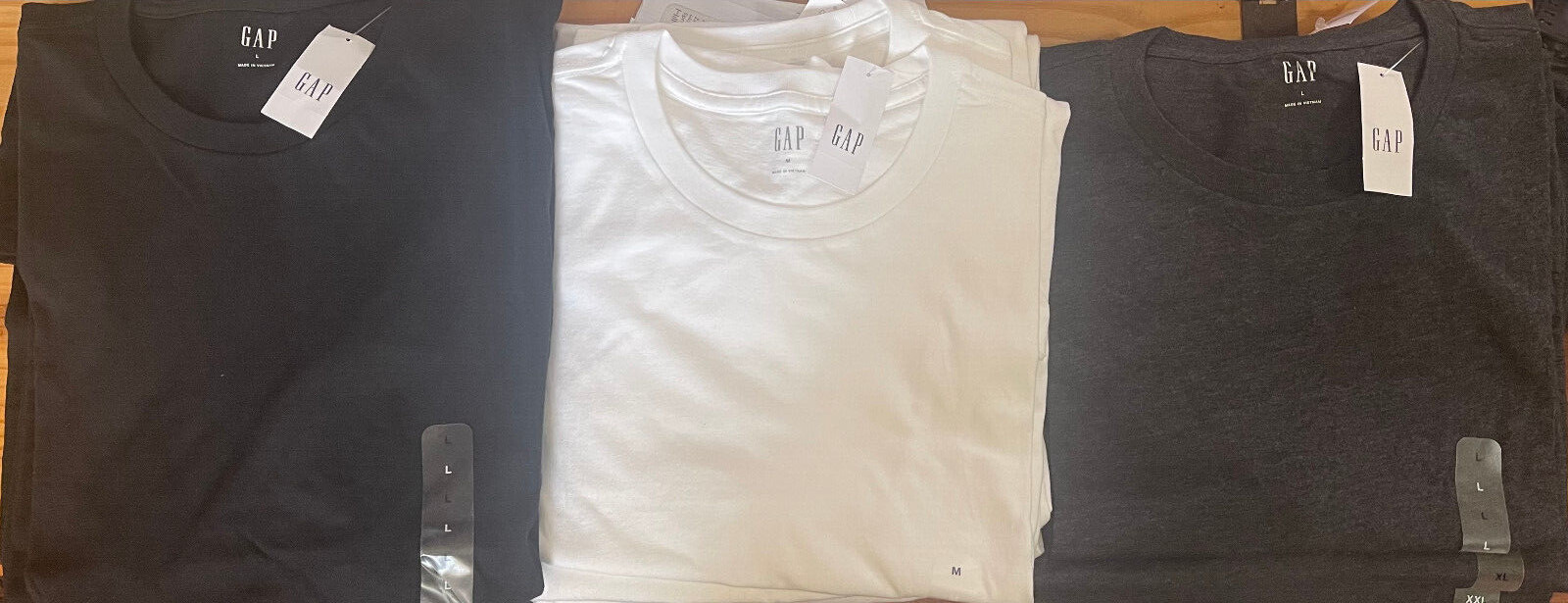 GAP Men’s Short Sleeve Crew Neck Everyday Premium Wash T-Shirts S M L XL XXL-NEW