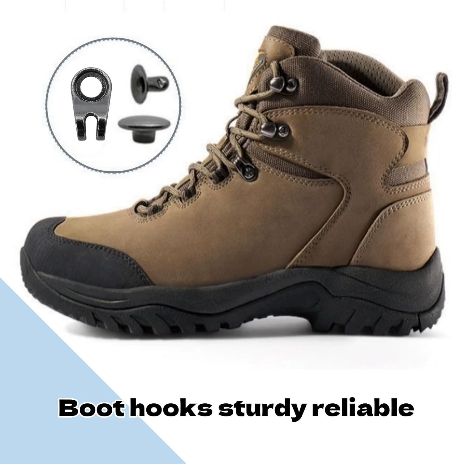 30-Piece Boot Eyelet Repair Kit for Hiking and Outdoor Footwear Maintenance