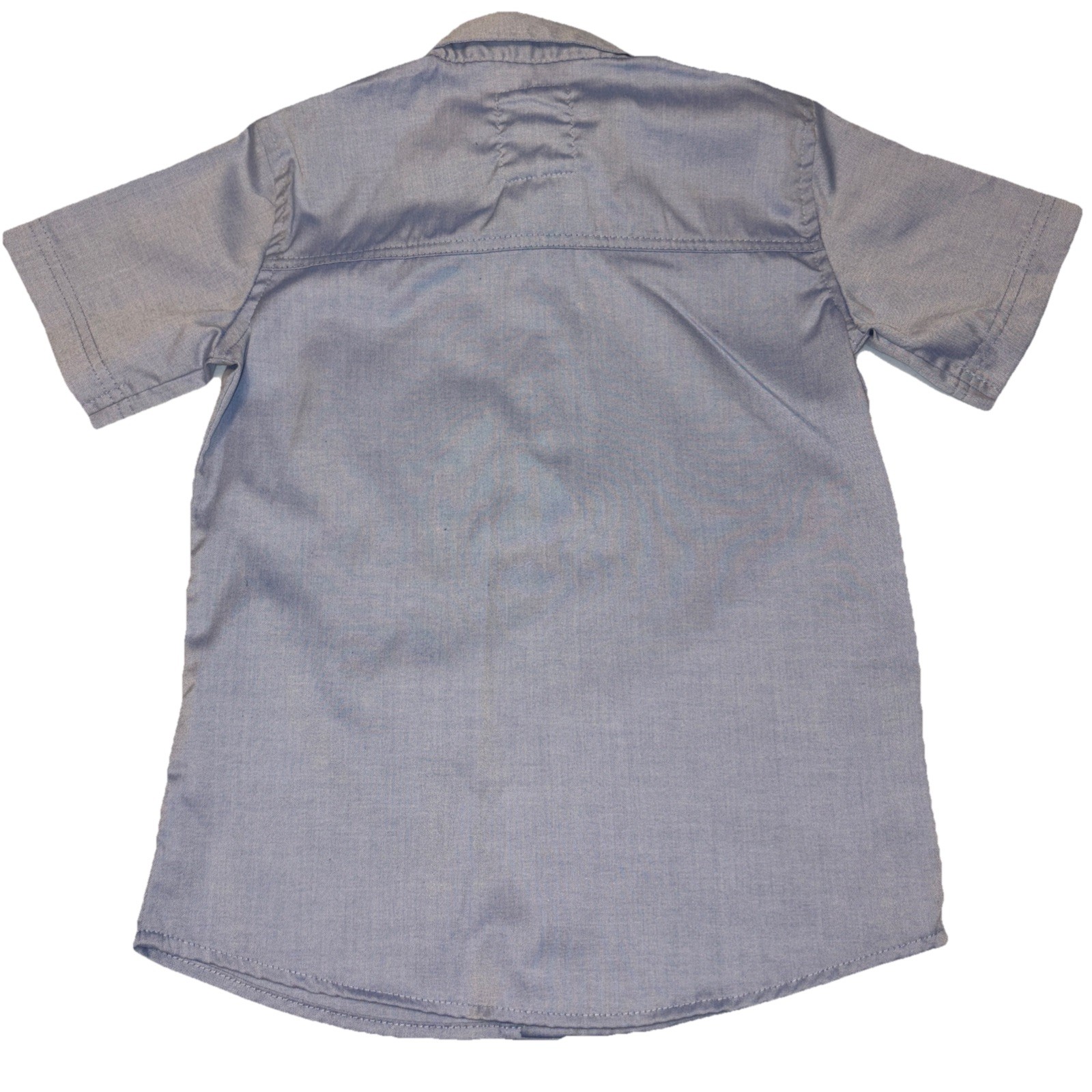 Levi’s Youth Boys Denim Light Blue Cotton Button Up SZ 6 Little Boys Ages 5-6