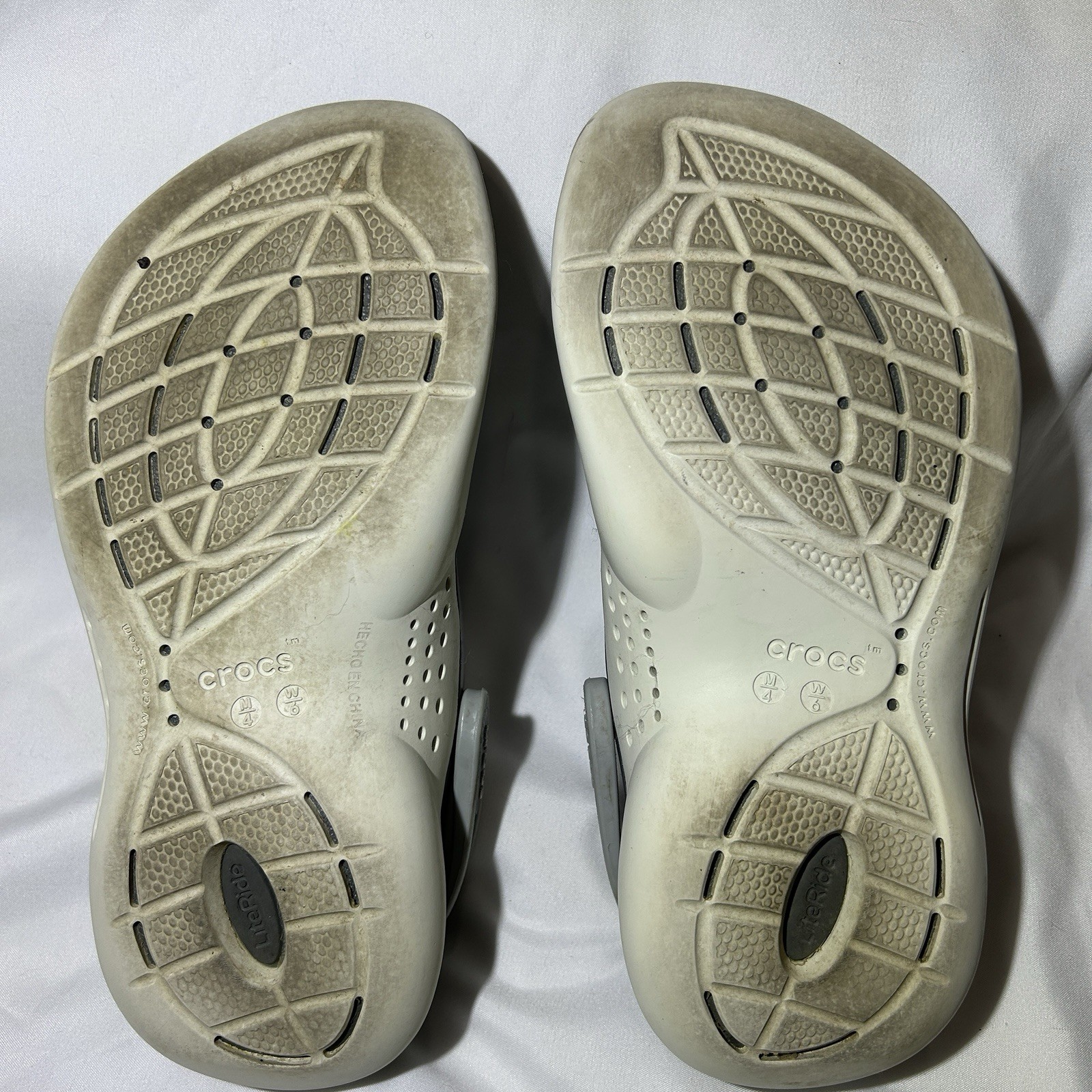 Crocs LiteRide 360 Clog Sandal Gray Shoes Adult Unisex Size Men 4 / Women 6