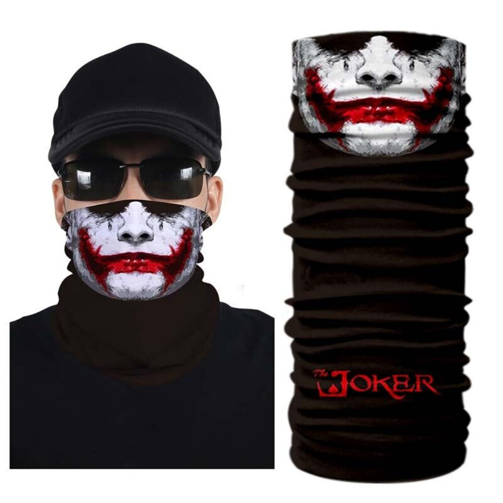 Balaclava Neck Gaiter Bandana Sun Scarf Tube Half Face Mask Skull Cover Headwear