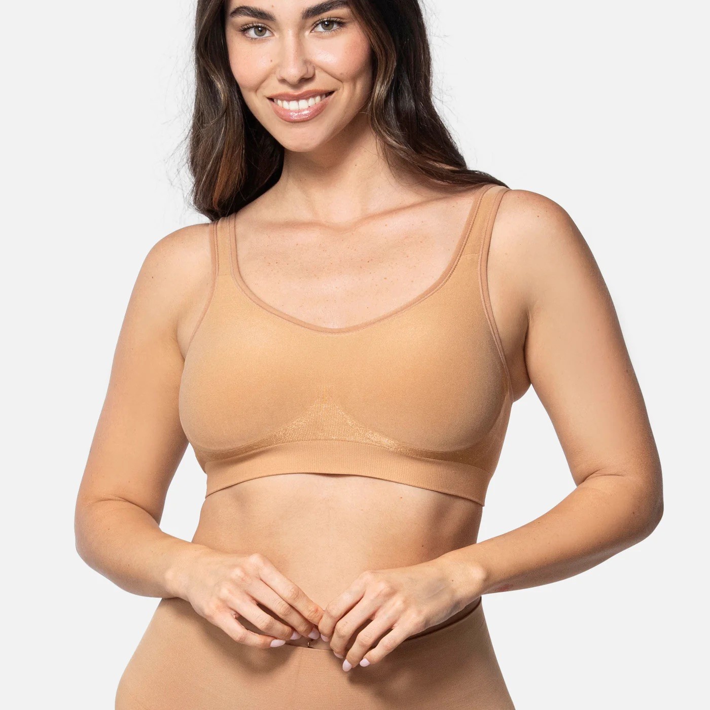 UNDEROUTFIT Comfort Bra #457 Coffee Size LARGE
