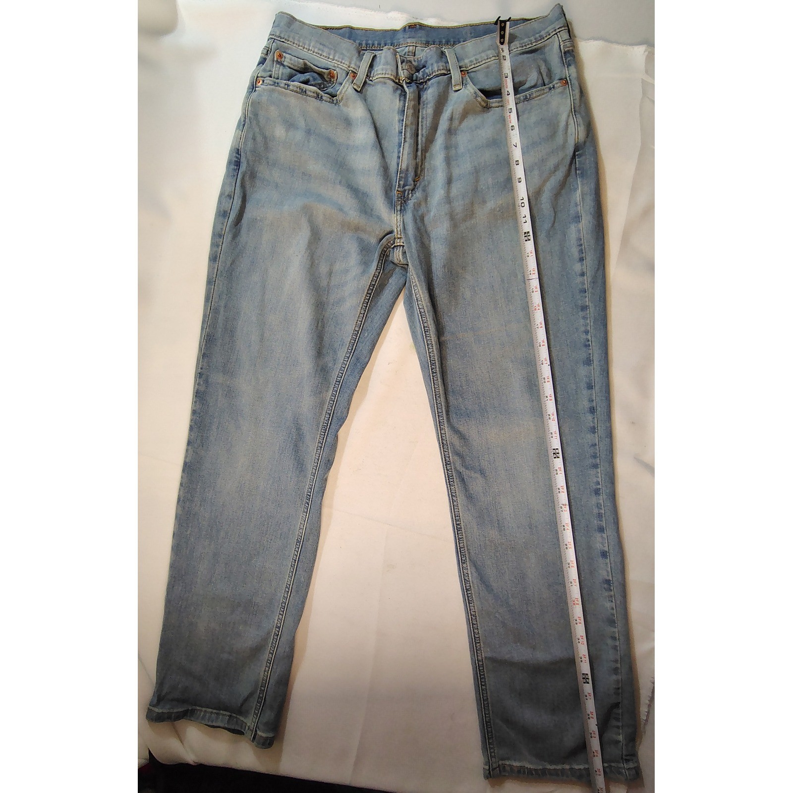 Levis 541 Athletic Taper Jeans Mens Size 35×32 Light Wash All Seasons Tech Blue